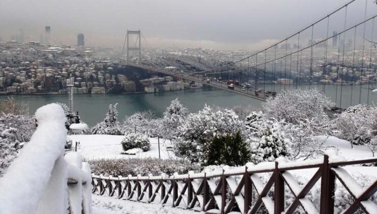 İstanbul’a kar geliyor