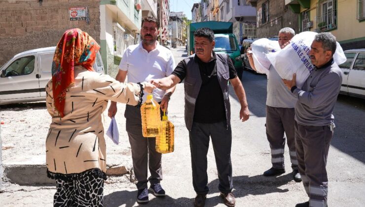 Belediyeden dar gelirliye besin takviyesi