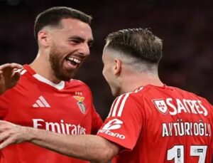 Kerem ve Orkun gösteri yaptı Benfica fark attı