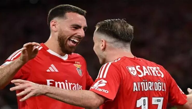 Kerem ve Orkun gösteri yaptı Benfica fark attı