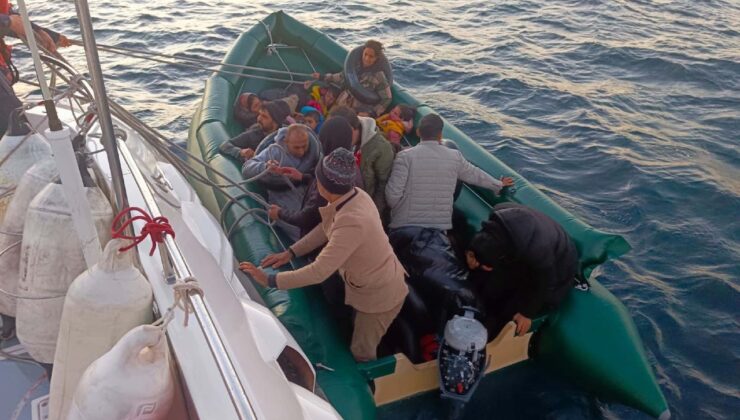 İzmir’de 29 kaçak göçmen denizden kurtarılırken, 40 kaçak göçmen de yakalandı