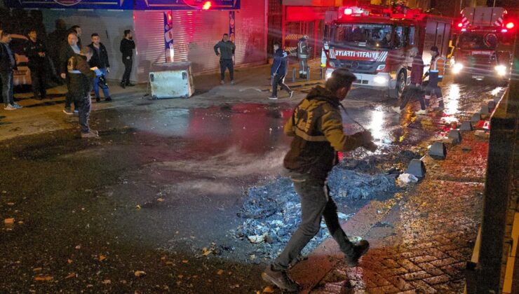 Küçükçekmece’de müsaadesiz protesto gösterisi düzenleyen 5 kişi gözaltına alındı