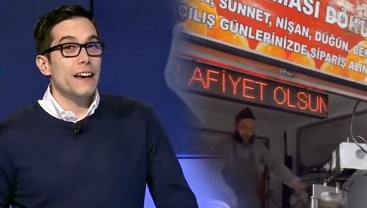 Ünlü spiker lokma dağıttı. Sebebini duyan kahkaha attı