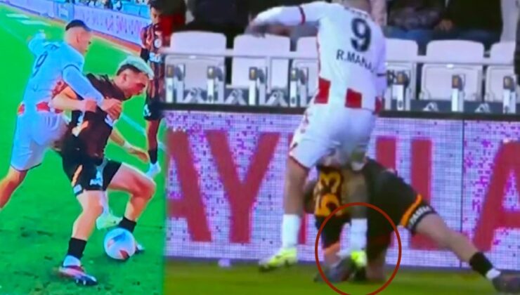 Galatasaray maçında tartışmalı durum