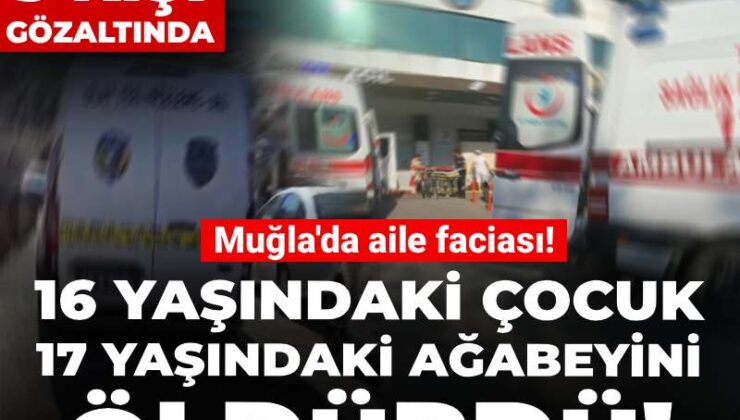 16 yaşındaki çocuk 17 yaşındaki ağabeyini öldürdü! 3 kişi gözaltında
