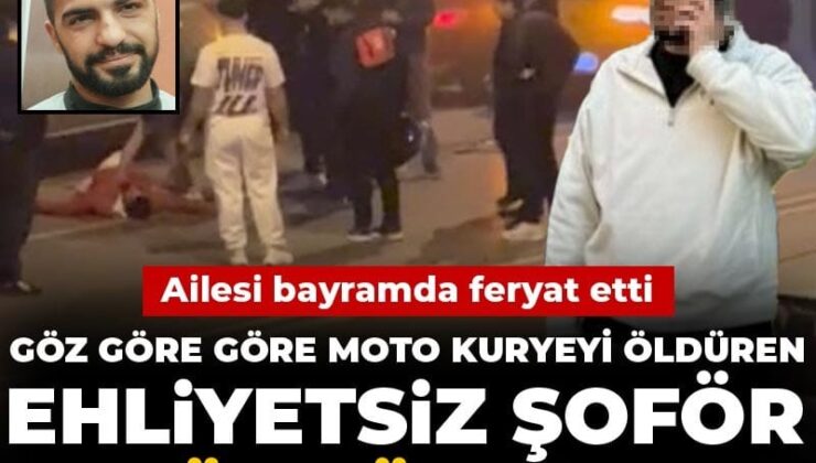 Göz nazaran göre moto kuryeyi öldüren ehliyetsiz sürücü 15 gündür firari! Ailesi bayramda feryat etti