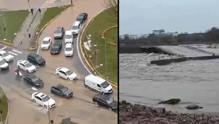 İki gün boyunca aralıksız yağdı! Kent sular altında kaldı