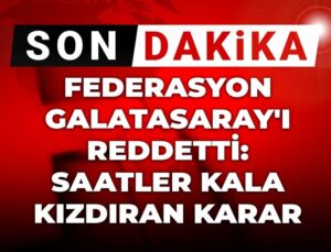 TFF Galatasaray’ı reddetti: Maça saatler kala kızdıran karar