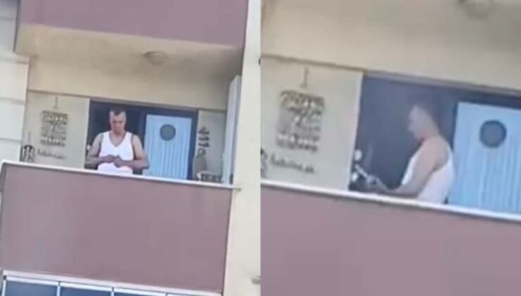 Balkonda sarjöre mermi dolduran şüpheliye isimli denetim