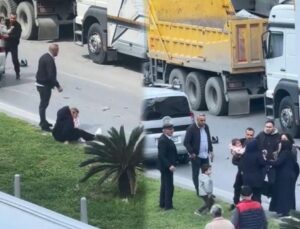 Kazada yaralanan bayan hudut krizi geçirdi: O anlar bu türlü görüntülendi