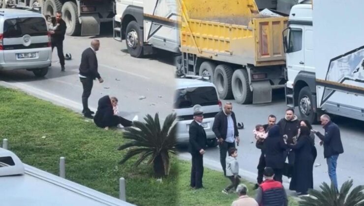 Kazada yaralanan bayan hudut krizi geçirdi: O anlar bu türlü görüntülendi