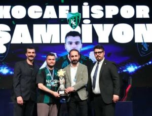 Kocaelispor Fenerbahçe’yi yenip şampiyon oldu
