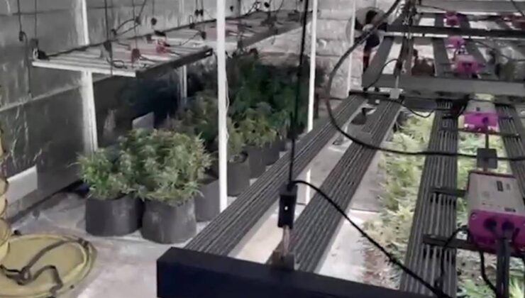 Konutu uyuşturucu imalathanesine çevirmişler!