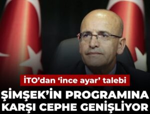 Şimşek’in programına karşı cephe genişliyor