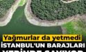 Yağmurlar da yetmedi: İstanbul’un barajları yerinde sayıyor