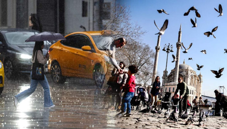 Bir sağanak yağışlı bir güneşli: Meteoroloji hafta sonu için 7 bölgeyi de uyardı