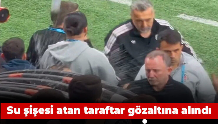 Sergen Yalçın’a şişe atan taraftarın cezası muhakkak oldu