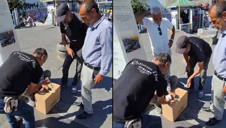 Seksenlerin kumarcısı Galata Köprüsü’nde yakalandı! Turistten “money” diyerek euro istedi