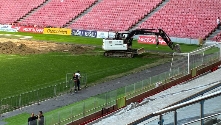 Süper Lig takımının stadı 35 cm kazılacak