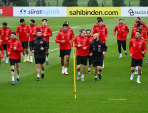 Ulusal grup ABD maçı hazırlıklarını tamamladı