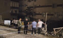 Kolonlarından ses gelen bina boşaltıldı: Sakinler ile müteahhit arasında gerginlik